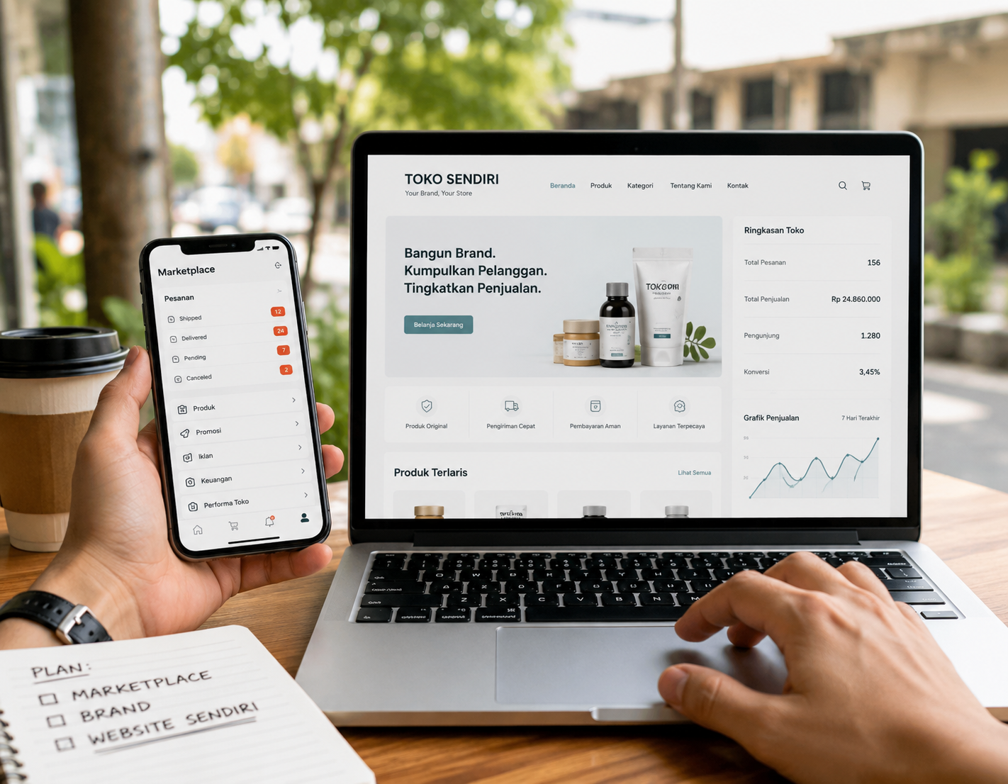Jualan di Marketplace Tetap Jalan, Tapi Toko Sendiri Harus Mulai Dibangun