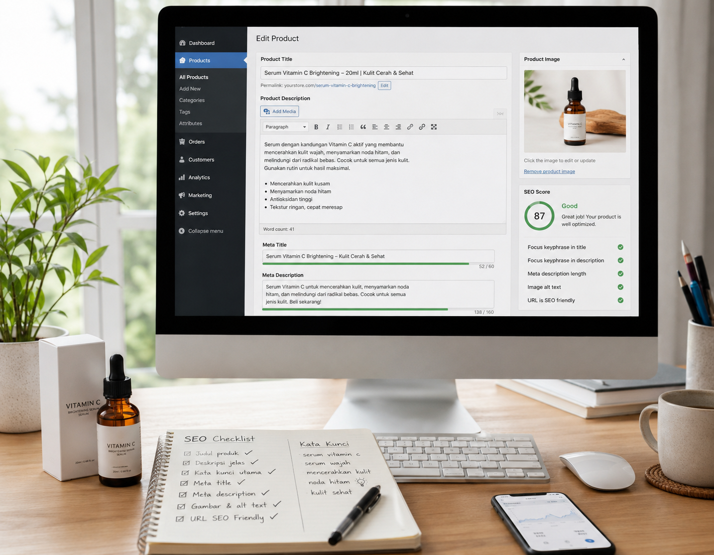 SEO Produk Itu Mulainya dari Judul dan Deskripsi yang Jelas