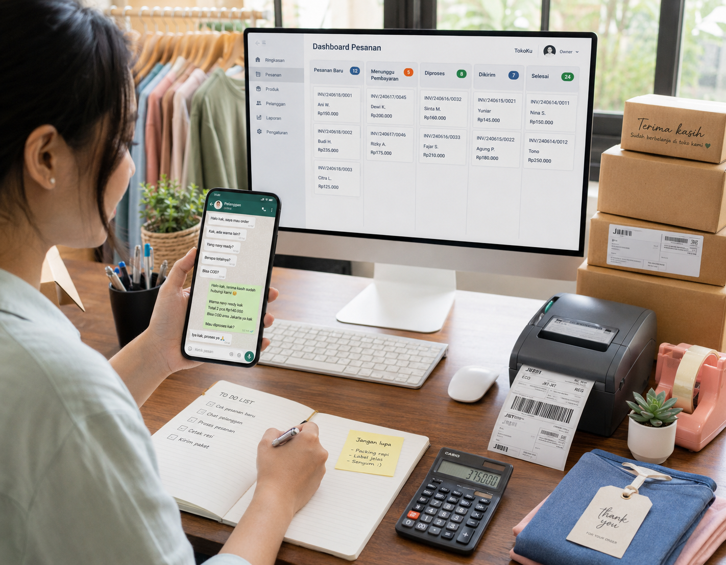 Dari Chat WhatsApp ke Order Rapi: Cara Mengelola Pesanan Tanpa Ribet