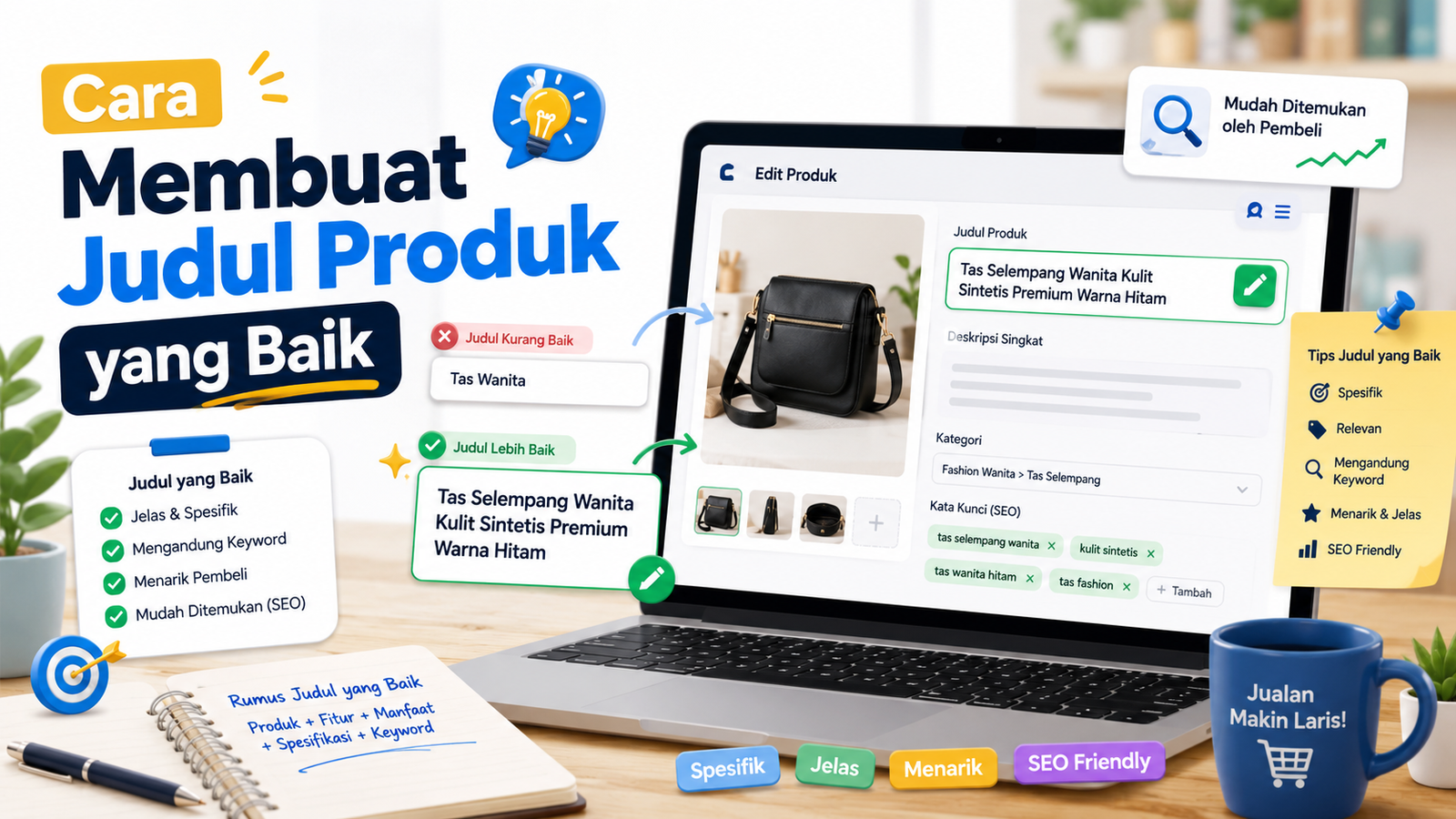 Cara Membuat Judul Produk yang Baik