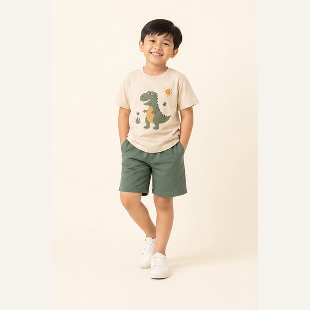Setelan Kaos Anak Ceria